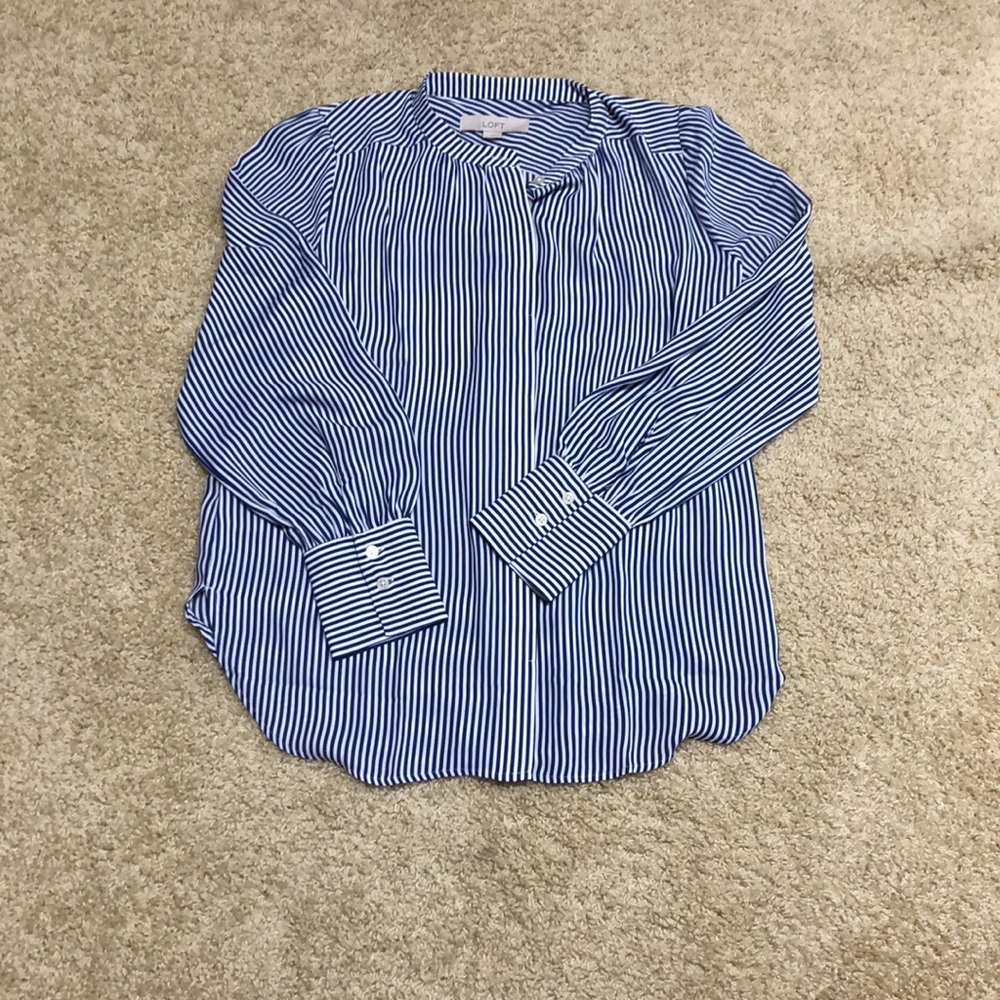 Loft striped button up